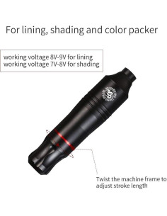 Kit de Tatuaje Profesional Dragonhawk Atom con Agujas y Fuente 2