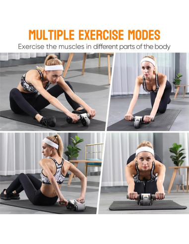 Rueda de Abdominales TEWONKAL Plegable y Portátil 1.27kg