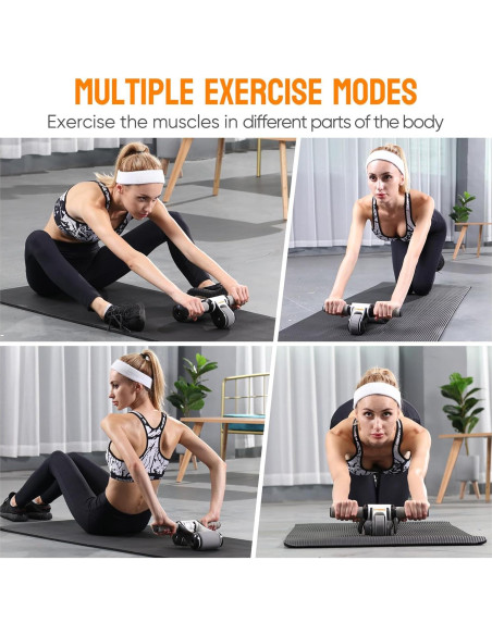 Rueda de Abdominales TEWONKAL Plegable y Portátil 1.27kg