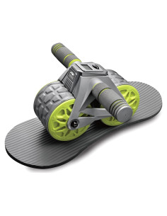 Rueda de Abdominales leikefitness Verde con Pantalla Inteligente