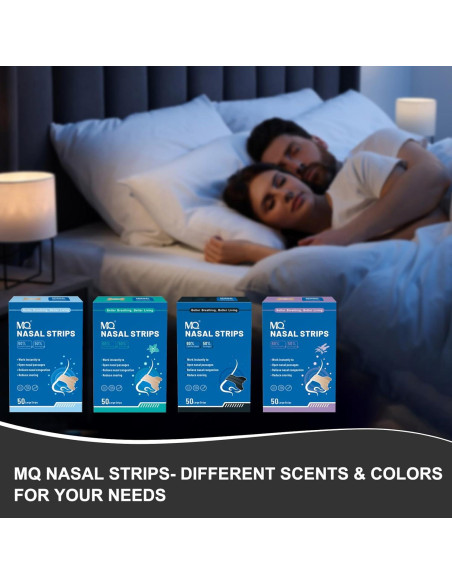 Tiras Nasales MQ para Ronquidos - Fuerza Extra, 100 Unidades