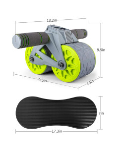 Rueda de Abdominales leikefitness Verde con Pantalla Inteligente 2