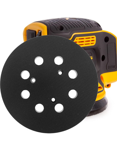 Almohadilla de Lijado 5" Tockrop 8-Hoyos para Lijadora Orbital
