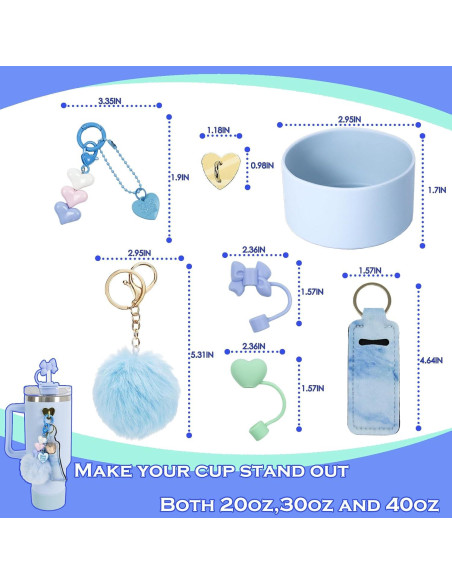 Juego de Accesorios para Taza Stanley HZPOINTONE 8 Piezas