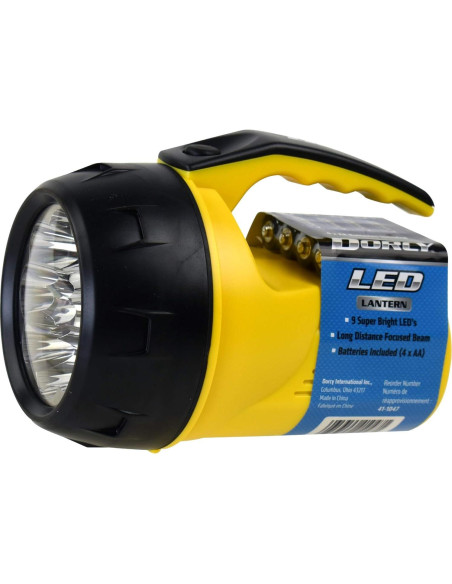 Linterna de Mano Dorcy 9 LED con Baterías AA - Surtido