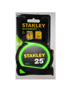 Cinta Métrica Stanley 33-415 7.62 m Verde Hi-Vis Tylon