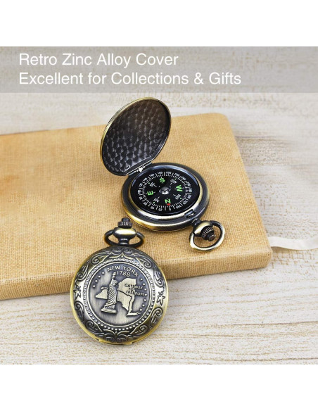 Brújula Clásica Multifuncional Leabertee para Senderismo