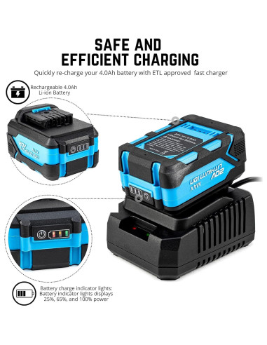 Llave de impacto inalámbrica NEIKO 10883A 20V 1/2" sin escobillas