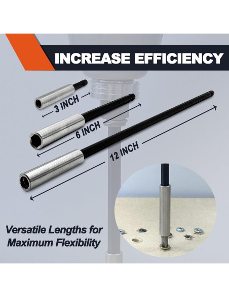 Soporte Magnético para Puntas WAYwin 3 Piezas 7.62-30.48 cm