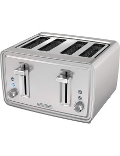 BLACK+DECKER Tostadora 4 Rebanadas y Licuadora 6 Tazas Acero Inox 2