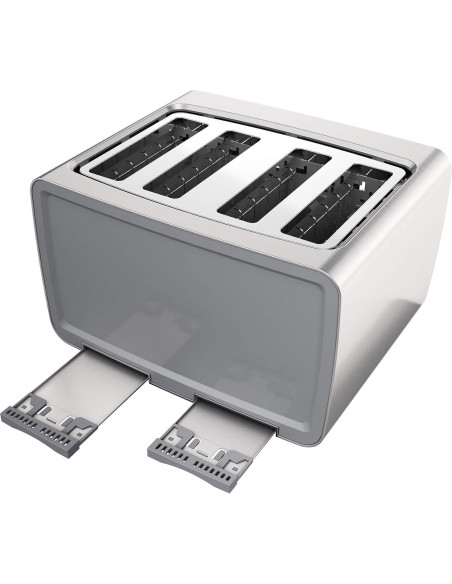 BLACK+DECKER Tostadora 4 Rebanadas y Licuadora 6 Tazas Acero Inox