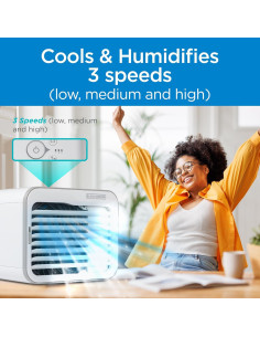 Enfriador de Aire Portátil BLACK+DECKER 2 Unidades 0.5L 2