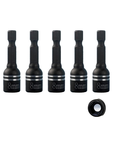 Juego de 5 Piezas de Destornillador de Tuerca XFH 8mm