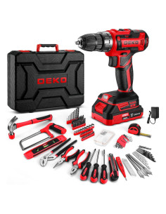 Juego de herramientas DEKOPRO 20V taladro eléctrico portátil
