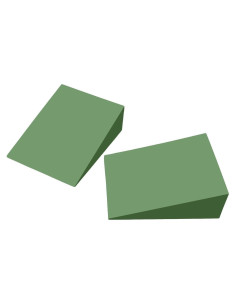 Cuña de Espuma para Yoga Semofcen 9x6x3cm Verde - Estirador