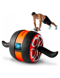 Rueda de Abdominales SQUATZ Ultra Ancha con Pantalla Digital