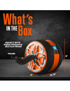 Rueda de Abdominales SQUATZ Ultra Ancha con Pantalla Digital 2