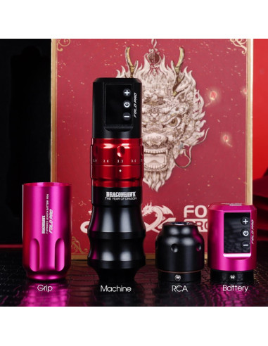 Máquina de Tatuaje Inalámbrica MAST Fold Pro Negro