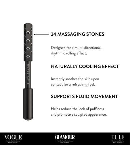 Rodillo de Belleza Masajeador Uplift Nurse Jamie 24 Piedras