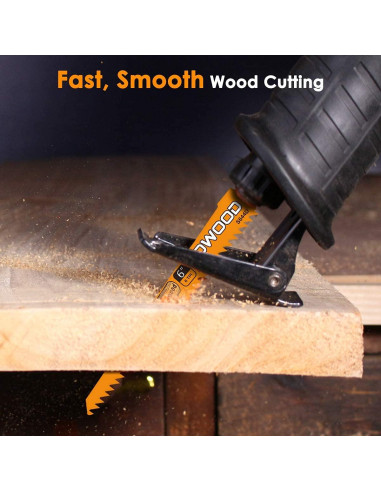 Hoja de sierra recíproca KOWOOD 15 cm HCS Bi-Metal 6 PCS