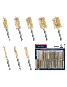 Juego de cepillos de perforación Kwalitistar 8 tamaños latón