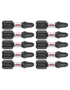 Puntas de Inserción Bosch ITP2R2102 2-Pack 2.54 cm Phillips/Cuadrado