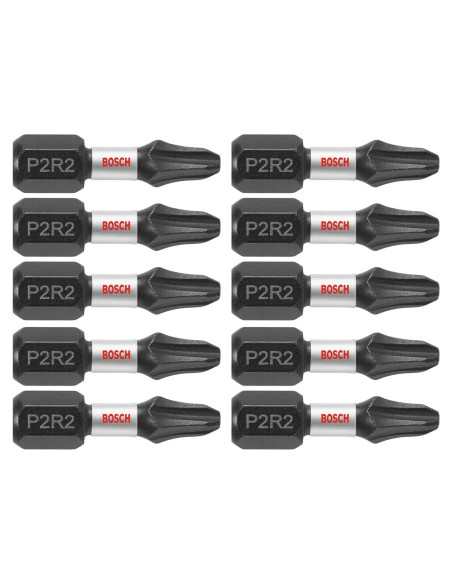 Puntas de Inserción Bosch ITP2R2102 2-Pack 2.54 cm Phillips/Cuadrado