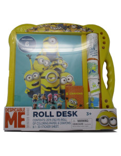 Escritorio enrollable Tara Toys Minions 7.62 m con crayones