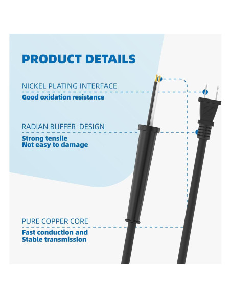 Cable de Alimentación Makita 664463-0 para Sierra y Amoladora