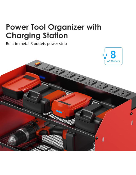 Organizador de Herramientas Modular CCCEI con Estación de Carga