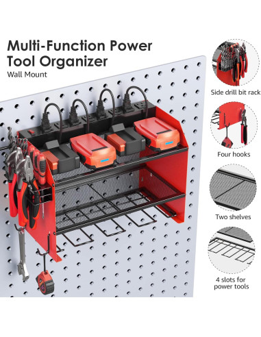 Organizador de Herramientas Modular CCCEI con Estación de Carga