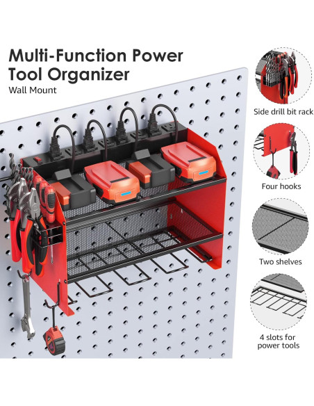 Organizador de Herramientas Modular CCCEI con Estación de Carga