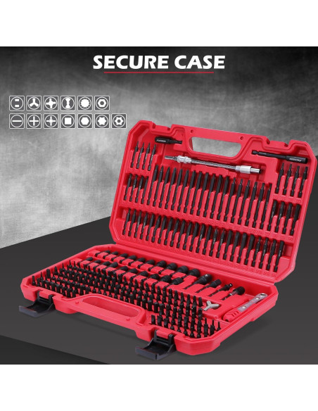 Juego de Puntas de Destornillador SEDY 232 Piezas Cr-V