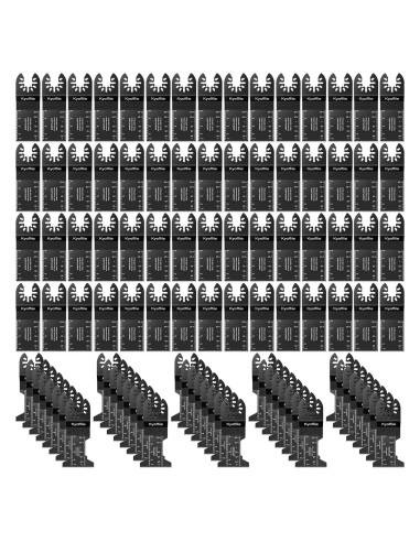 Kit de 100 Cuchillas Oscilantes Kyoffiie para Madera y Plástico