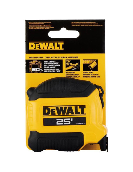 Cinta Métrica DEWALT Atomic Compact 3.96 m con Freno