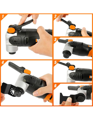 Kit de 100 Cuchillas Oscilantes Kyoffiie para Madera y Plástico