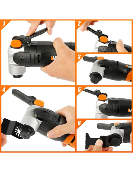 Kit de 100 Cuchillas Oscilantes Kyoffiie para Madera y Plástico