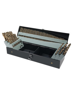 Juego de Brocas de Cobalto GMTOOLS 115 Piezas Acero M35