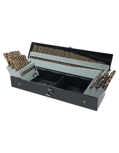 Juego de Brocas de Cobalto GMTOOLS 115 Piezas Acero M35