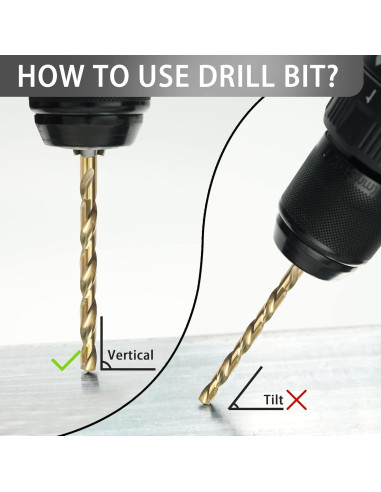 Juego de Brocas de Cobalto GMTOOLS 115 Piezas Acero M35