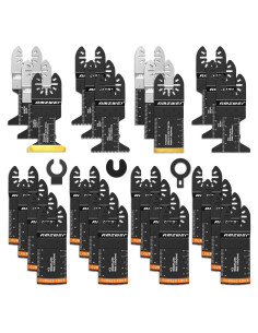 30 Cuchillas de Sierra Oscilante AMZWEI para Madera y Metal