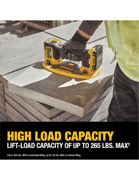 Elevador de Succión DEWALT 20V MAX con Batería 120.2 kg