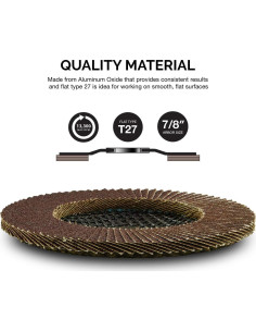 Discos de Aleta Neiko 11106A 10 Piezas 11.43 cm 40 Granos 2