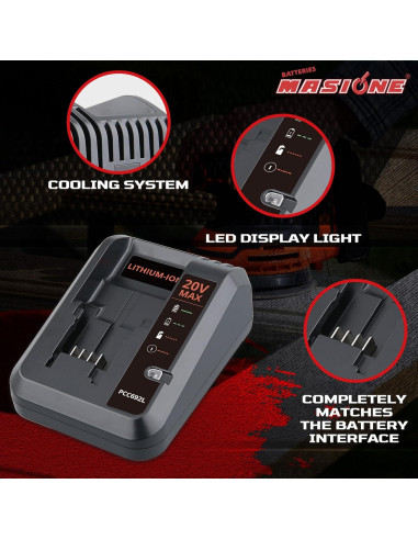 Batería de Ion de Litio 20V 7000mAh Black and Decker PCC692L