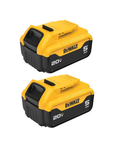 Batería de Litio 5Ah 20V MAX Dewalt DCB205-2 Pack de 2