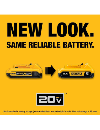 Batería de Litio 5Ah 20V MAX Dewalt DCB205-2 Pack de 2