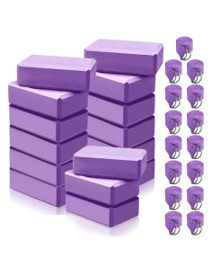 Set de Yoga Wettarn 30 Piezas Bloques y Correas Antideslizantes