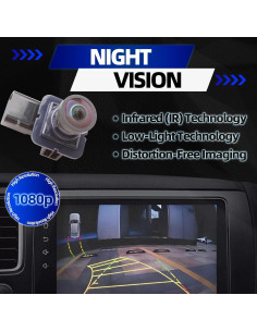 Cámara de Respaldo MITZONE 1080P para Ford Fusion 2013-2016 2