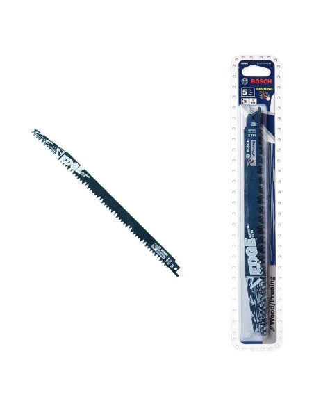 Juego de 5 Hojas de Sierra Recíproca Bosch RP125 30.48 cm