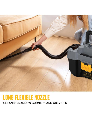 Aspiradora Inalámbrica ReliaRoads RCSV-20 10L 20V para Taller